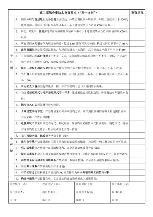 保利地产工程防渗漏管控要求.docx