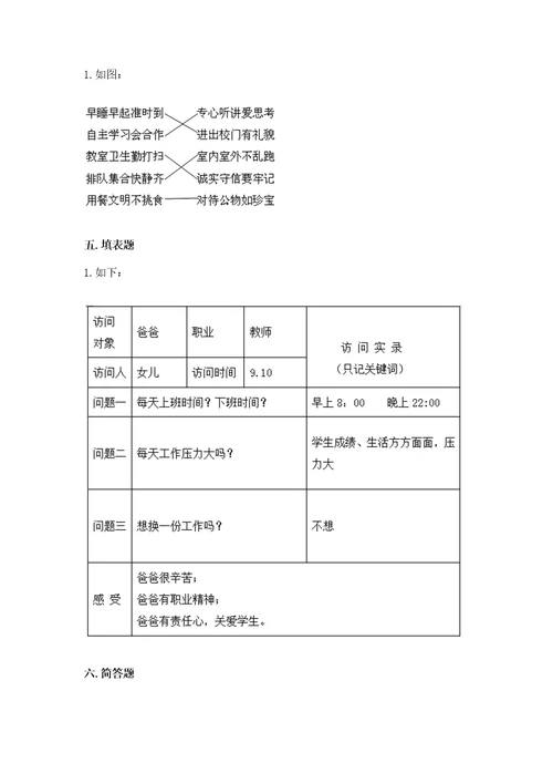 部编版四年级上册道德与法治期中测试卷精品（名师推荐）