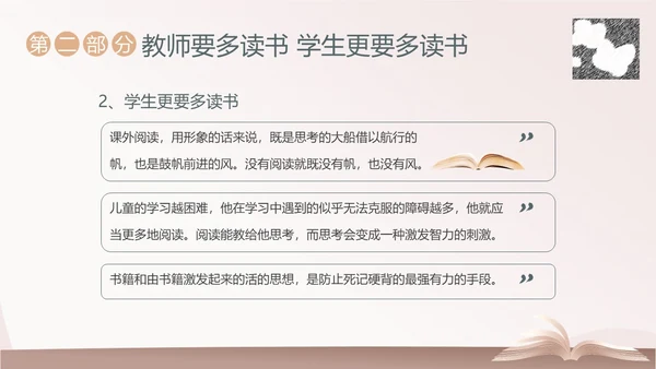 给教师的建议好书分享阅读读书分享会PPT课件