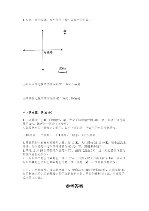 苏教版数学六年级下册试题期末模拟检测卷必考.docx