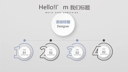 北欧极简时尚室内装饰设计PPT动态模板