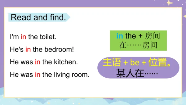 Module 10 Unit 1  He was in the kitchen.课件(共26张PPT