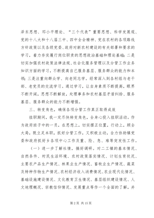 挂职干部学习实践计划.docx