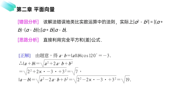 初高中数学平面向量数量积PPT教学课件