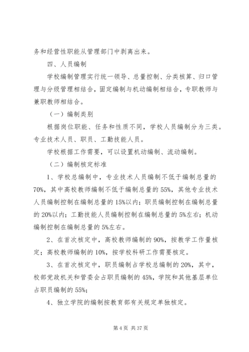 贵州大学关于人事分配制度改革方案.docx