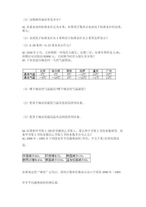 六年级小升初数学应用题50道及答案【必刷】.docx