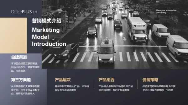 黑色商务范商业计划书通用PPT模板