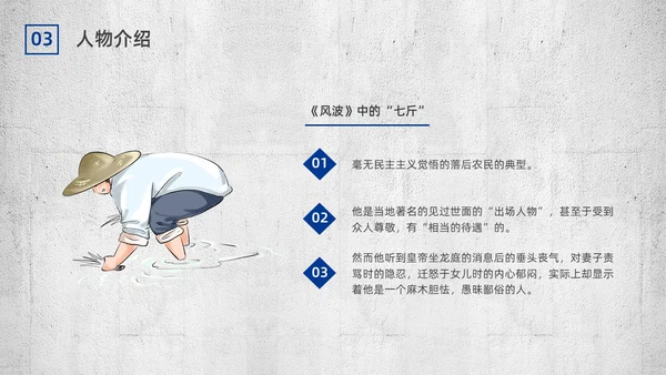 蓝色简约复古呐喊读书分享PPT