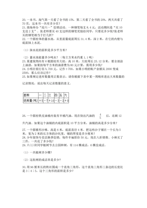 六年级小升初数学应用题50道附参考答案【b卷】.docx