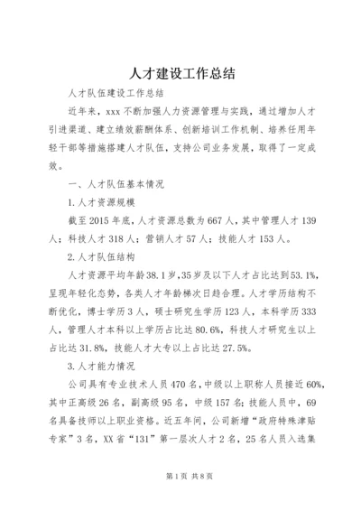 人才建设工作总结.docx