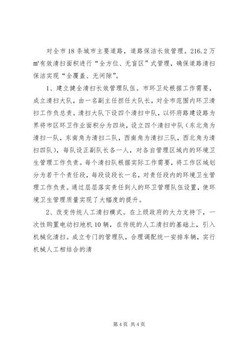 环境卫生管理处上半年工作总结及下半年工作计划 (2).docx