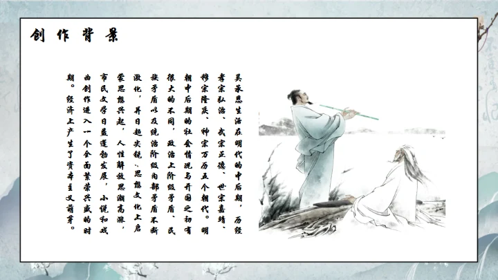 西游记通用PPT模板