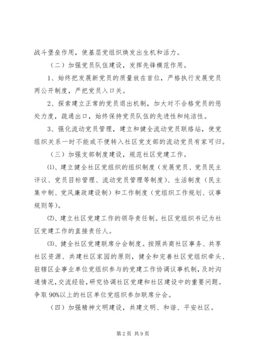 社区党建下半年工作计划.docx