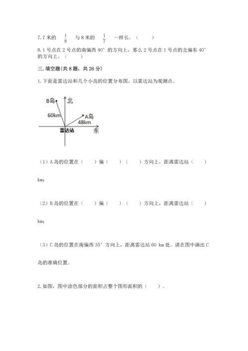 人教版数学六年级上册期中考试试卷附答案（能力提升）.docx