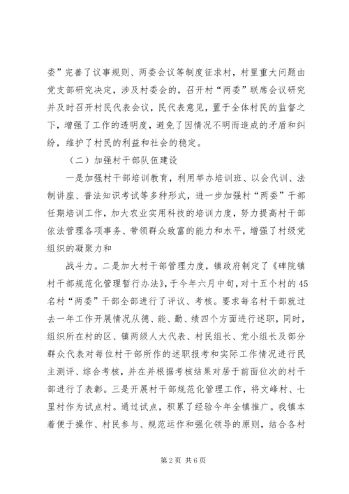 乡镇示范村示范户创建总结.docx