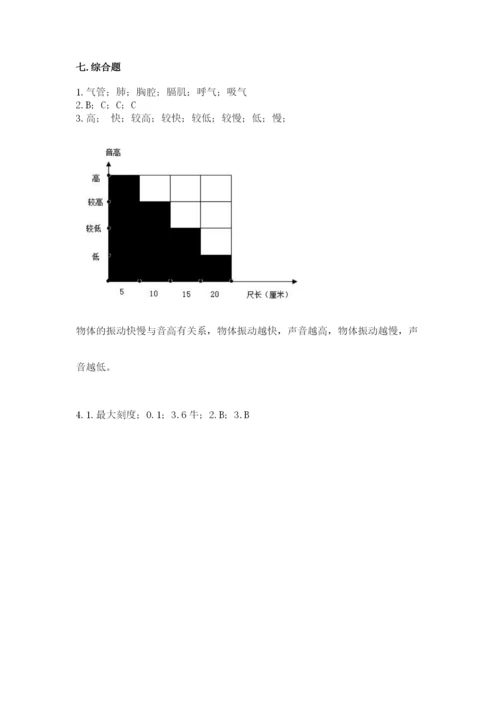 教科版四年级上册科学期末测试卷精品【名师推荐】.docx