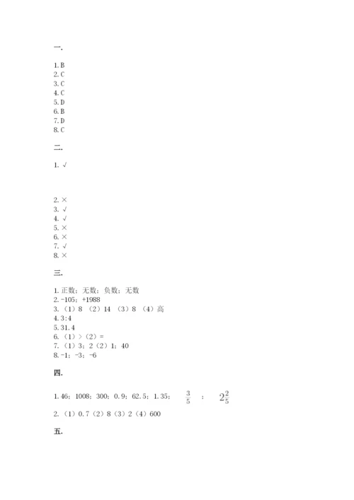 青岛版数学小升初模拟试卷（夺冠系列）.docx