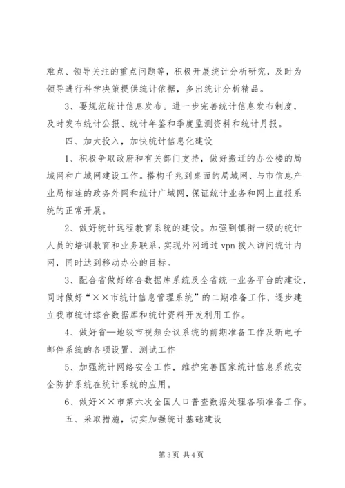 统计局XX年工作计划 (12).docx