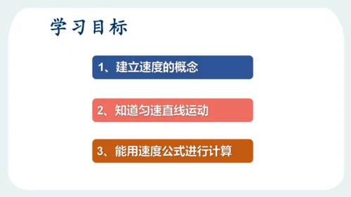 人教版 初中物理 八年级上册 第一章 机械运动 第三节 运动的快慢（1）24页ppt