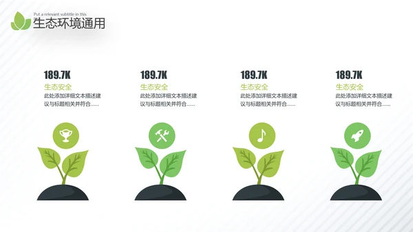 2021年绿色环保节能构建生态城市再生能源自然环境通用PPT