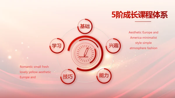 红色商务活动启动仪式会议开幕仪式PPT