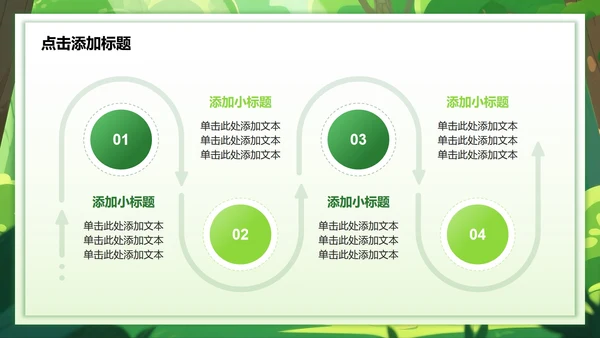 绿色小清新风暑假安全教育主题PPT模板