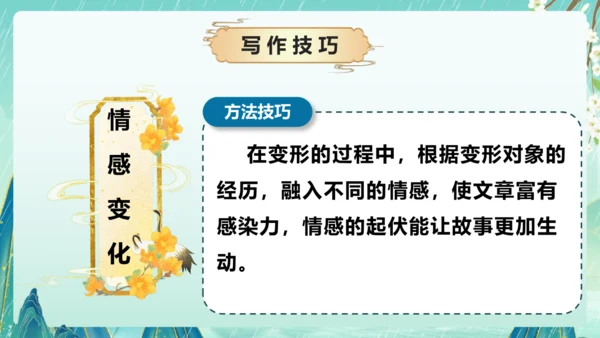 部编版六年级语文上册单元作文系列《变形记》课件