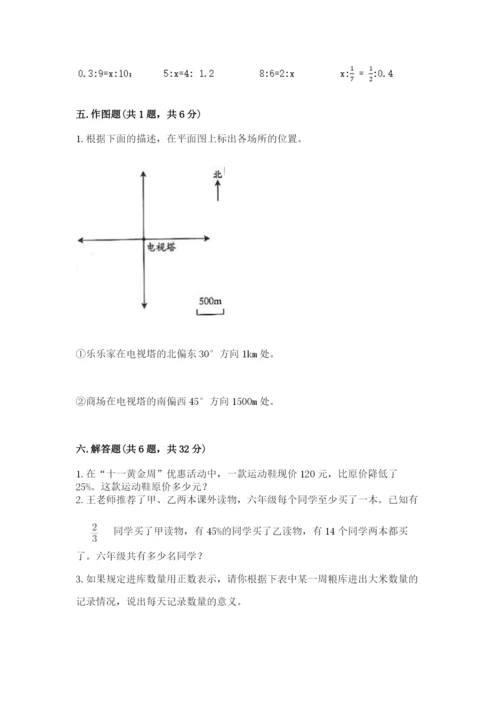 沪教版数学六年级下册期末检测试题精品【典优】.docx