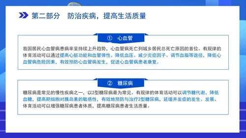 全民健身主题培训知识科普党课PPT
