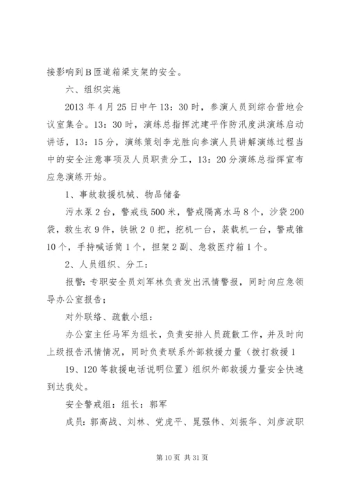 防洪度讯应急演练方案.docx