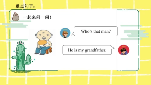 三年级下册Unit 2 My Family知识点复习课件