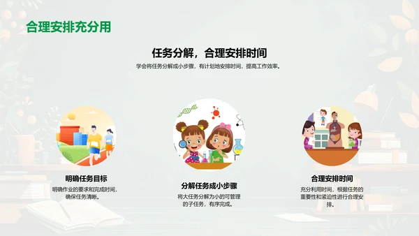 学习效能作业法PPT模板