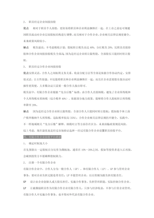 员工持股专项计划完整解决专业方案.docx