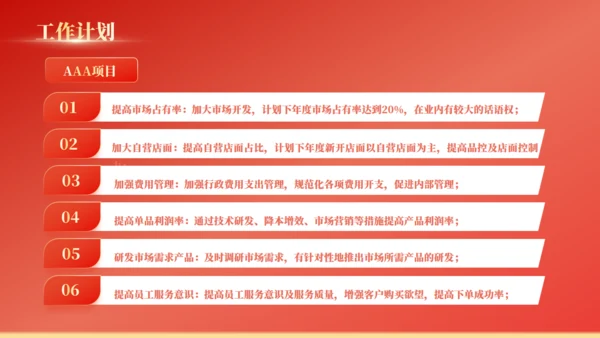 大气橙红公司工作总结汇报通用PPT模板
