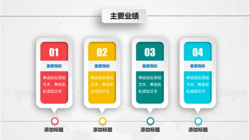 月度季度半年工作总结汇报PPT模板