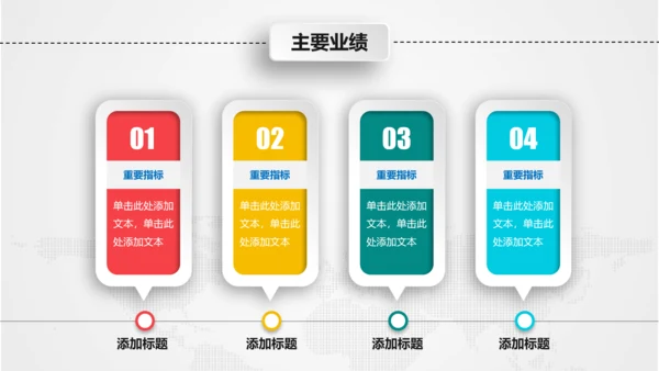 月度季度半年工作总结汇报PPT模板