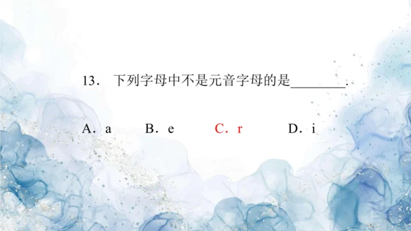 2024新人教版七年级英语上册Starter Unit 3精选练习题课件