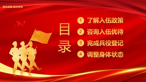 春季征兵宣传宣导PPT课件