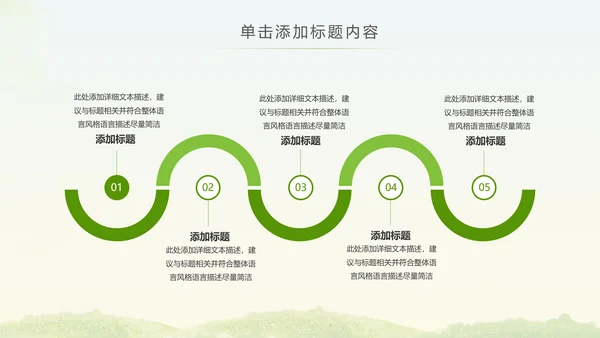 绿色低碳环保低碳绿色出行动态PPT模板