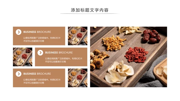 传统中国风养生食疗药膳食补PPT模板