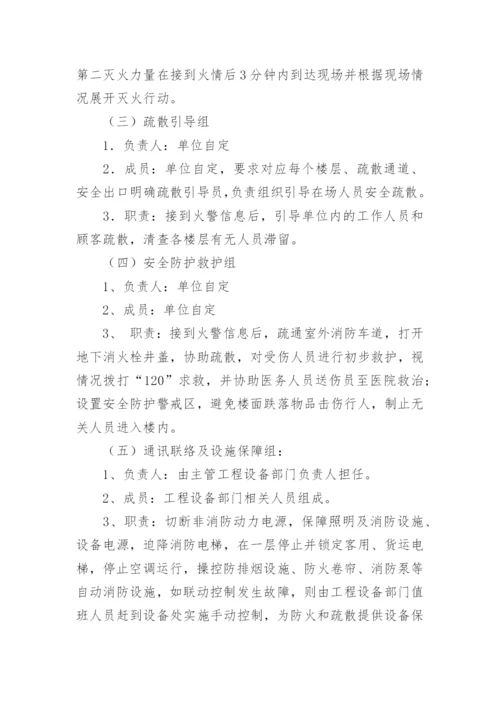 消防疏散应急预案.docx