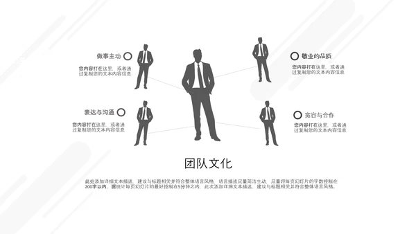 极简欧美风企业宣传公司简介PPT模板