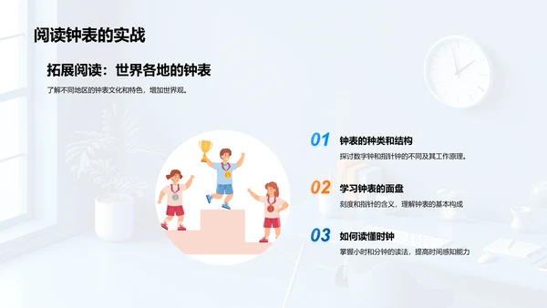 时间知识讲座PPT模板