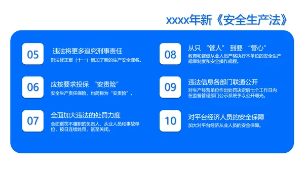 全国安全生产月第一责任人PPT模板