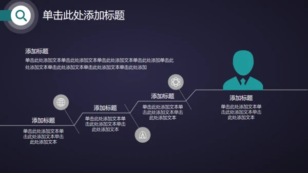 蓝色科技感高端工作总结通用PPT模板