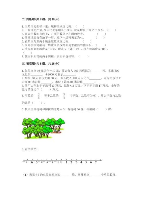 北师大版六年级下册数学 期末检测卷及参考答案【满分必刷】.docx