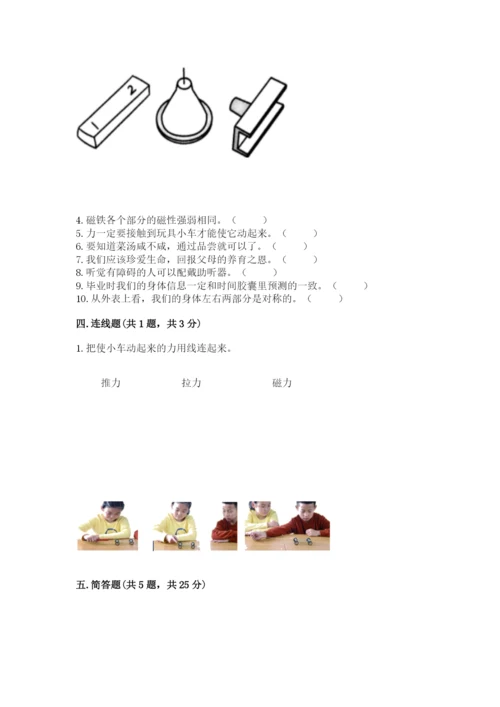 教科版小学科学二年级下册 期末测试卷【新题速递】.docx