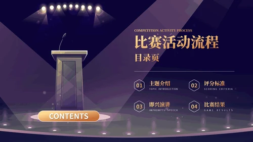 我是演说家演讲辩论比赛活动策划方案PPT模板