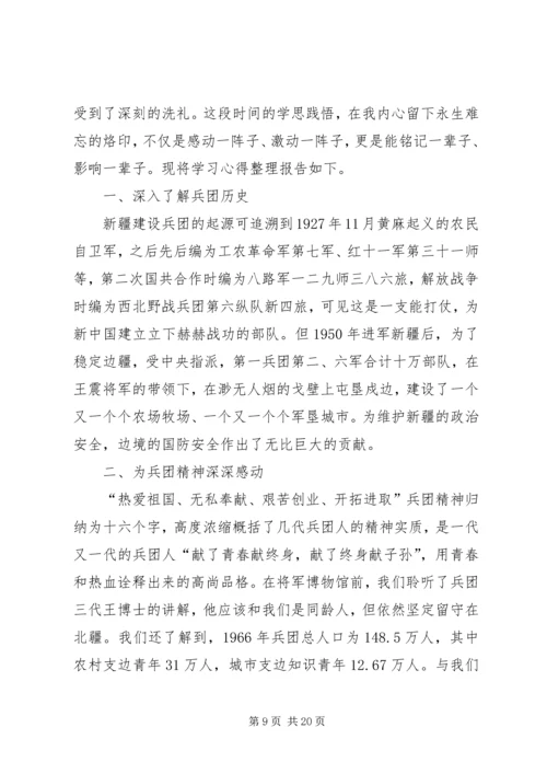 学习兵团精神有感六篇.docx