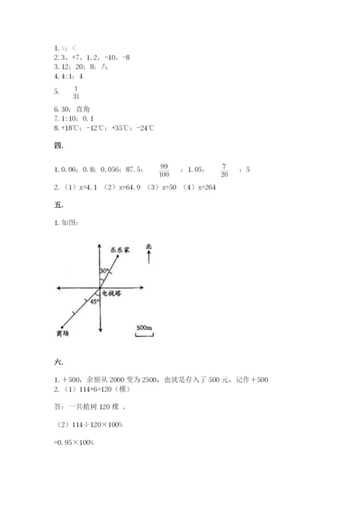 小学六年级数学摸底考试题及参考答案【b卷】.docx